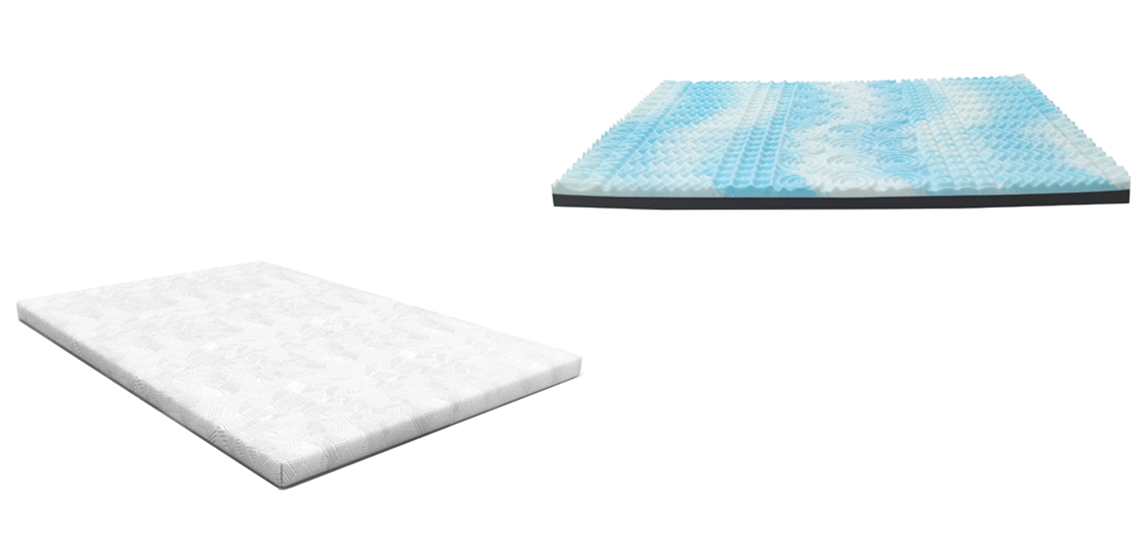 White Textured Memory Foam Mattress for Bedroom | 2025 Model with Cooling Gel Interior, CertiPUR-US Certified