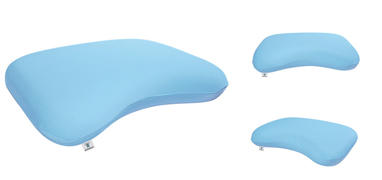 Crescent-Sculpt Neck Pillow: Ergonomic Curve for Cervical Traction & Pain Relief