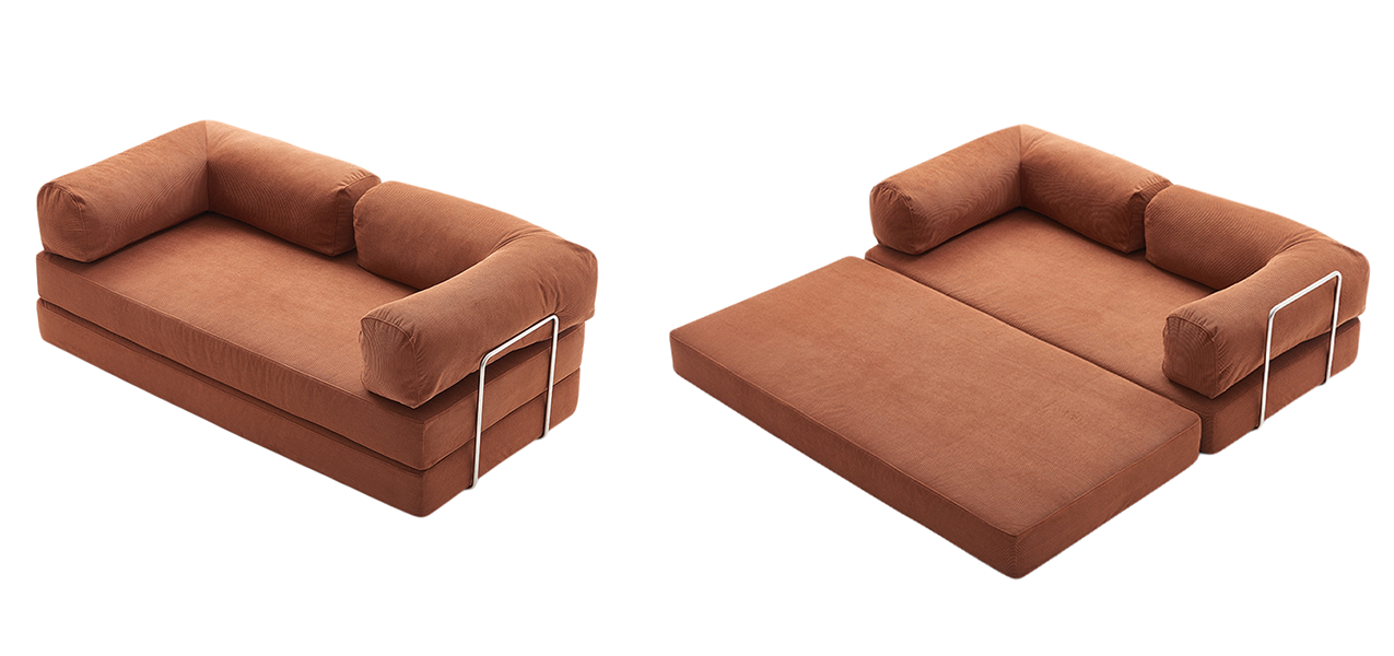 Wholesale Convertible Sofa Bed - Foldable Modular Sectional with Teddy Foam for Commercial Spaces (Living Room, Bedroom, Studio) - Bulk Order Compression Sofa in Box Wholesale Convertible Sofa Bed - Foldable Modular Sectional with Teddy Foam for Commercial Spaces (Living Room, Bedroom, Studio) - Bulk Order Compression Sofa in Box
