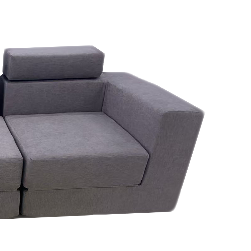 Bulk Grey Modular Sectional Sofa with Adjustable Headrests - B2B Supply for Living Rooms & Commercial Lounges