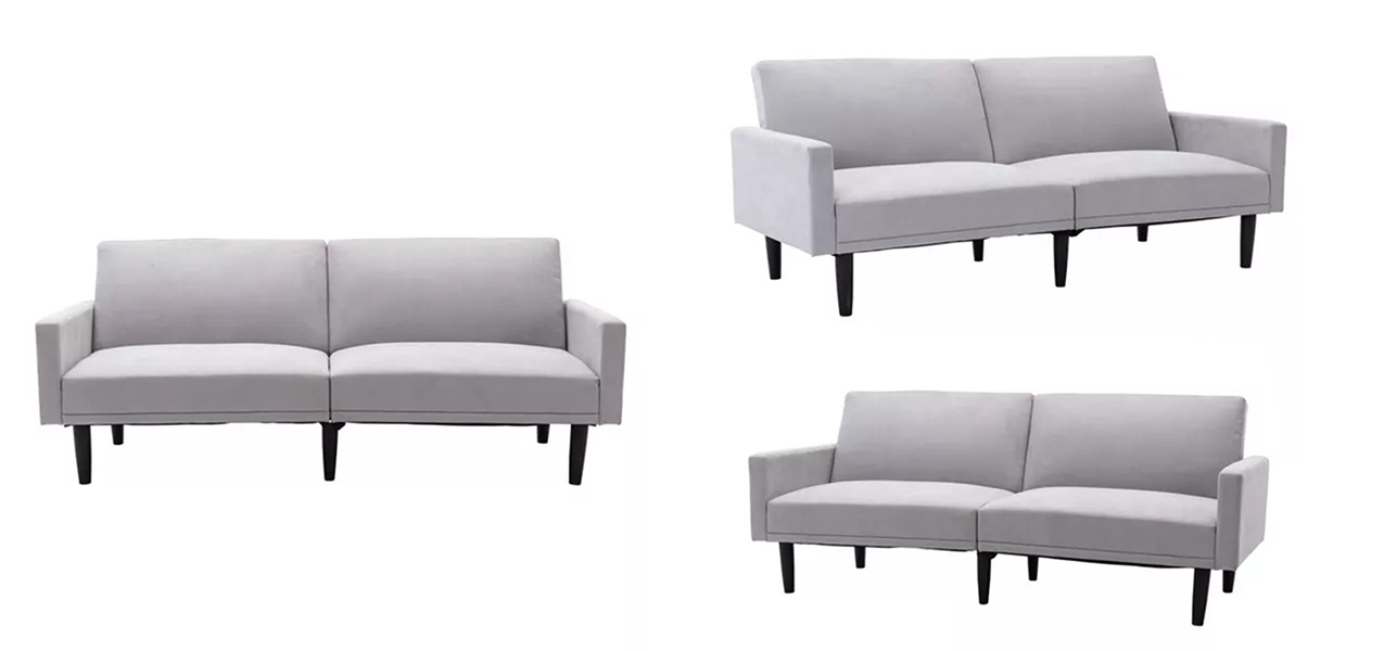 Futon Sofa with Arms - Factory Direct Wholesale for Commercial Spaces Futon Sofa with Arms - Factory Direct Wholesale for Commercial Spaces