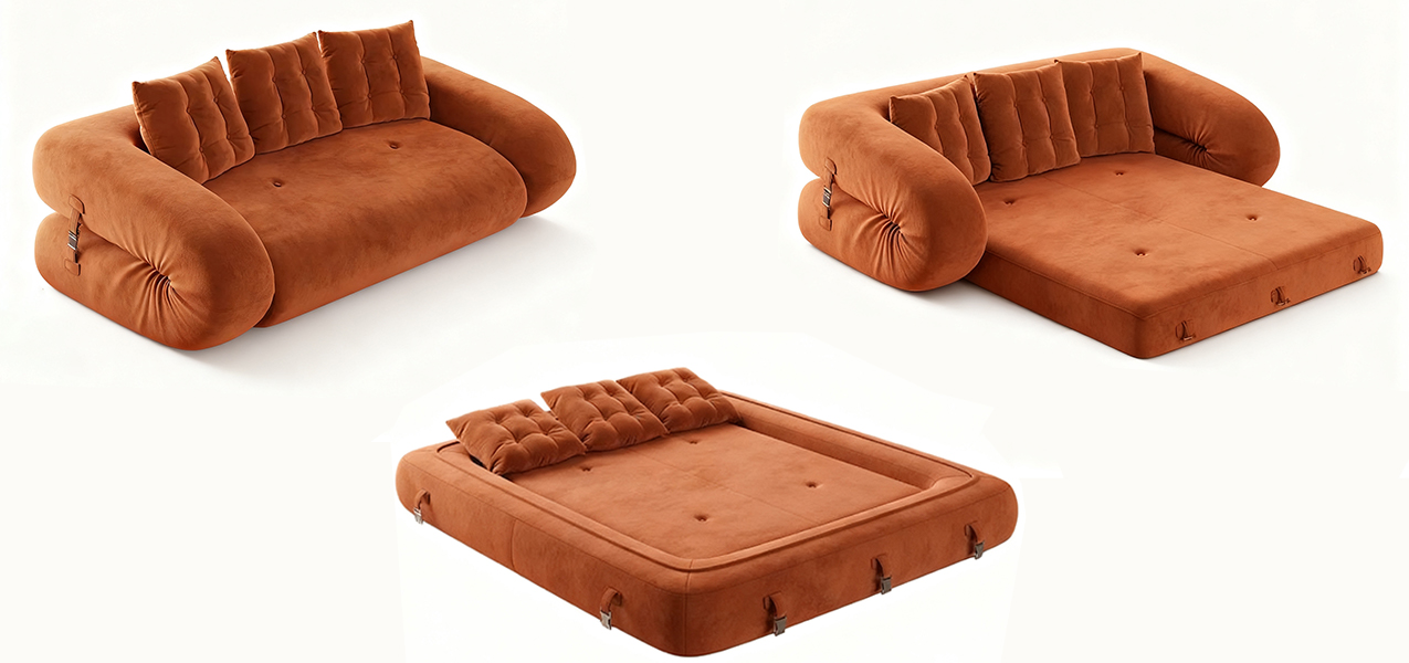 Velvet Modular Boneless Sofa Bed — B2B Factory Direct for OEM & Wholesale Furniture Partners Velvet Modular Boneless Sofa Bed — B2B Factory Direct for OEM & Wholesale Furniture Partners