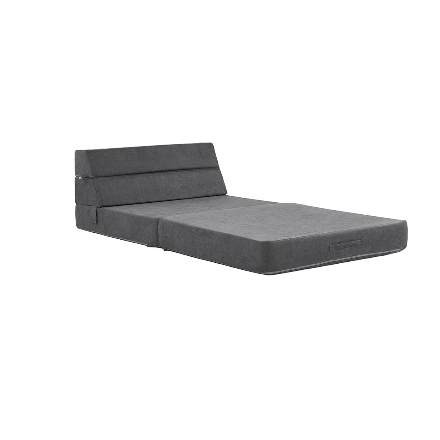 Folding sofa bed with backrest