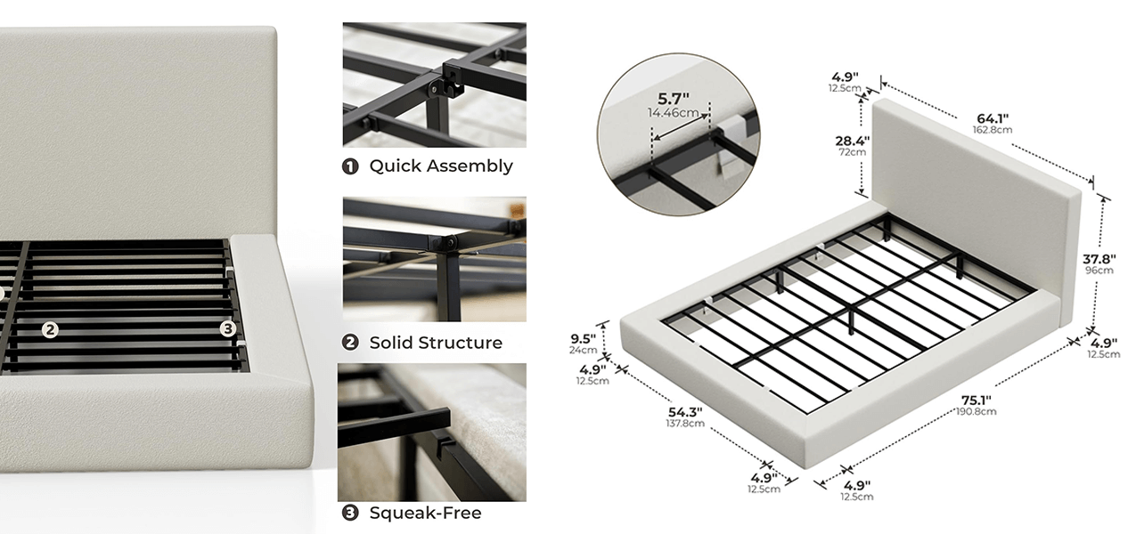 foam bed frame install and details foam bed frame install and details