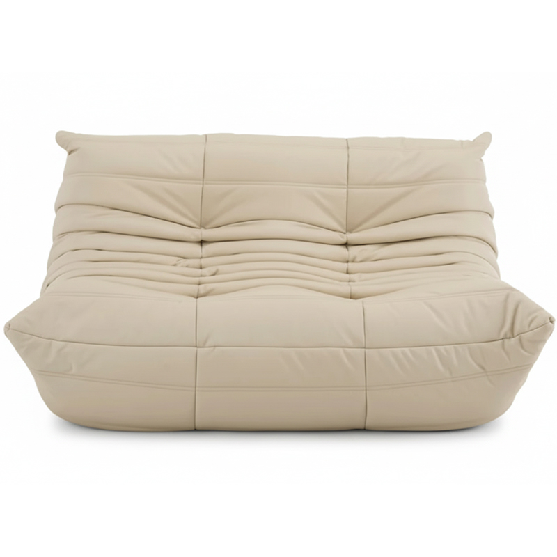 ICONIC TOGO STYLE MODULAR DOUBLE SEAT SOFA off white