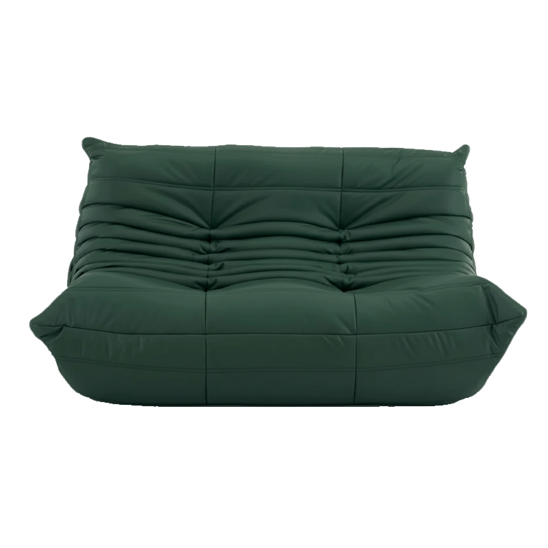 ICONIC TOGO STYLE MODULAR DOUBLE SEAT SOFA green