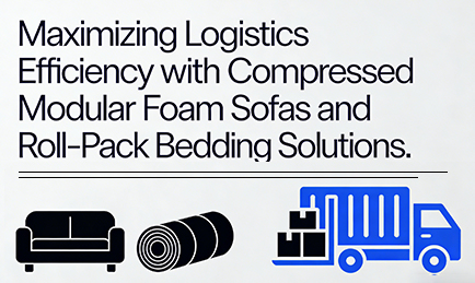 Maximizing Logistics Efficiency with Compressed Modular Foam Sofas and Roll-Pack Bedding Solutions