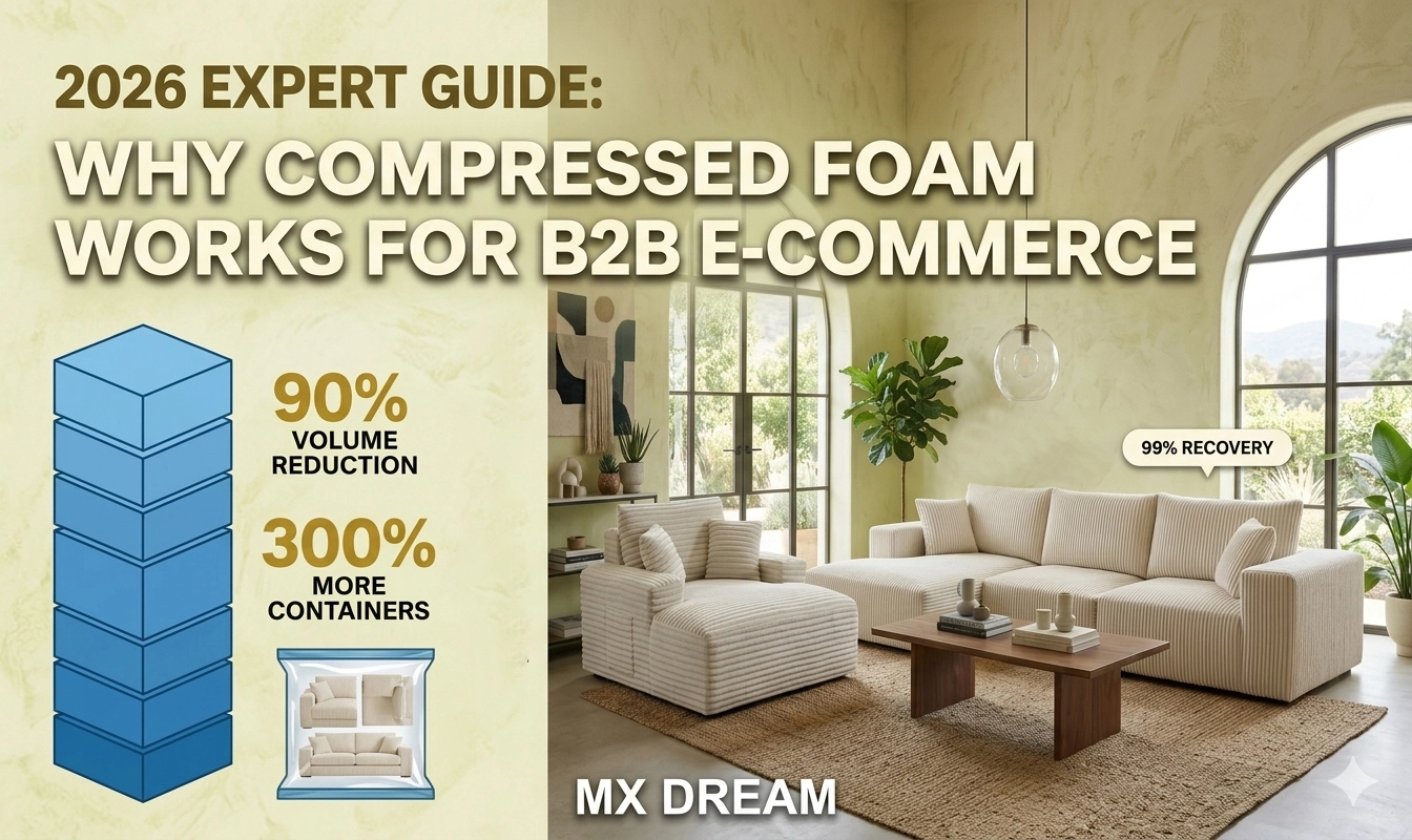 Why Vacuum-Compressed Foam Furniture is the Best Choice for E-commerce Retailers in 2026