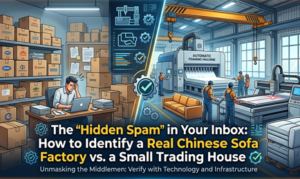 The "Hidden Spam" in Your Inbox: How to Identify a Real Chinese Sofa Factory vs. a Small Trading House