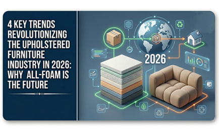 4 Key Trends Revolutionizing the Upholstered Furniture Industry in 2026: Why All-Foam is the Future