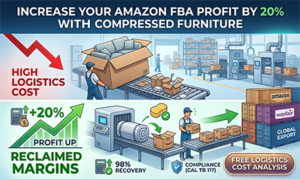 How Compressed Foam Furniture Can Boost Your Amazon Logistics Profit Margin by 20%