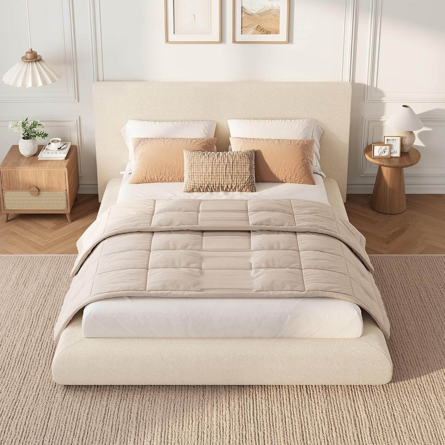 MX DREAM Cloud Platform Bed Frame — Modern Aesthetic & Commercial-Grade Durability