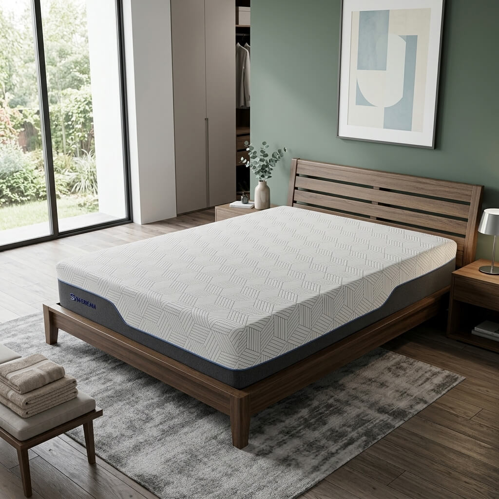 mx-dream-compressed-roll-pack-mattress-wood-frame