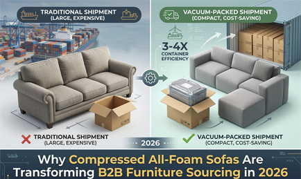 Why Compressed All-Foam Sofas Are Transforming B2B Furniture Sourcing in 2026